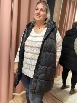 doudoune sans manches grande taille