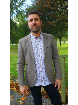 CHEMISE ML JORIS - MOUTARDE