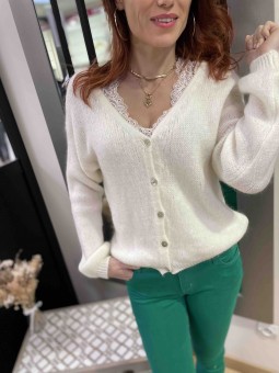 PULL CASSANDRE - BLANC