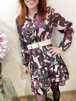 ROBE ROLIA - PRUNE