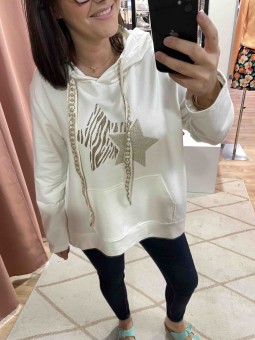 SWEAT ETOILE - BEIGE