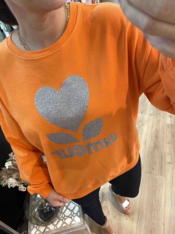 SWEAT AMOUR - ORANGE
