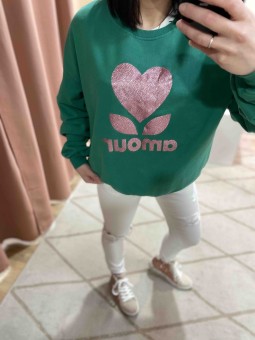 SWEAT AMOUR - VERT