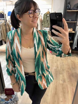 Blazer imprimé