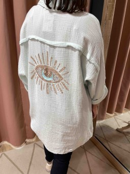 CHEMISE RAPHAELE - VERT CLAIR