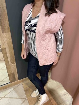 Veste sans manches matelassée