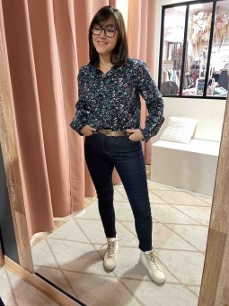 Blouse à fleurs