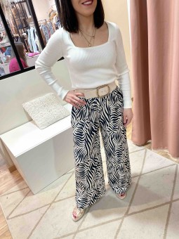 PULL MAGALI - BLANC