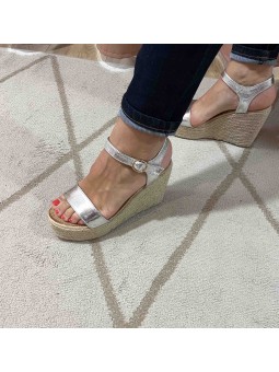 SANDALE LOREN - ARGENT