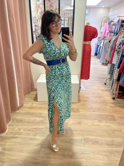 ROBE LONGUE ELLEN - VERT