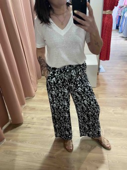 Pantalon fluide imprimé