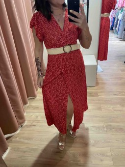 Robe longue cache coeur