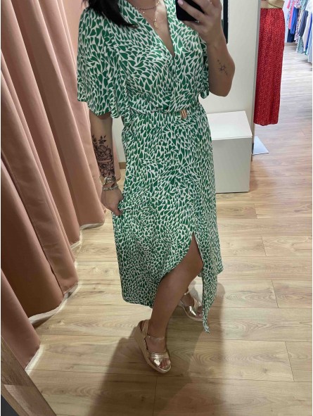 Robe longue cache coeur