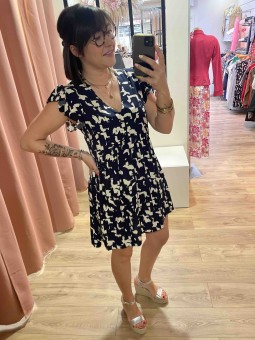 ROBE CYNDIE - MARINE