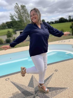 BLOUSE KRIA - MARINE