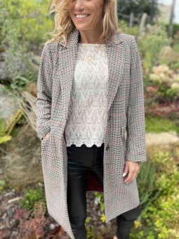 MANTEAU DAISY - CARREAU