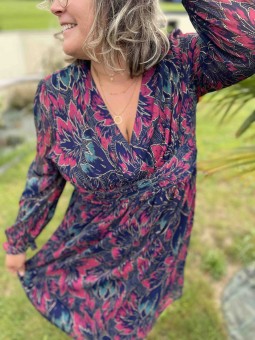 ROBE ROMANE - MARINE