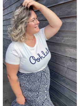 T-SHIRT OHLALA - MARINE