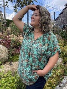 BLOUSE VAIANA - VERT