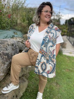 VESTE VERENA - BLEU