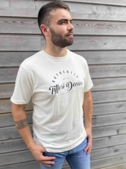 TSHIRT MC SANTOS - BLANC