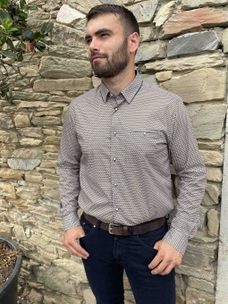 CHEMISE ML LOUKO - CAMEL