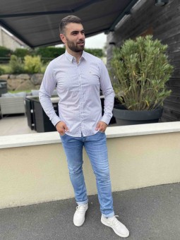 CHEMISE ML LOUVE - BLANC