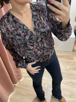 BLOUSE SOFY - NOIR