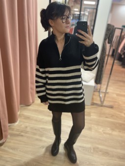ROBE PULL FRIDA - NOIR