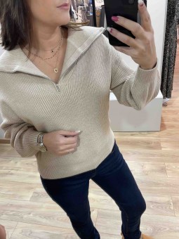 PULL ARIANE - BEIGE