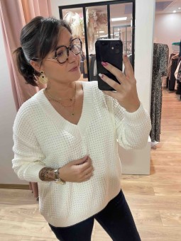 PULL HERA - BLANC