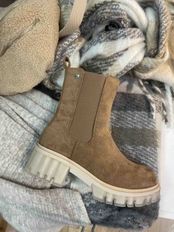 BOTTINES PAULINE - CAMEL