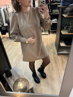 ROBE ANAIS - BEIGE