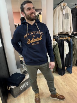 SWEAT CAPUCHE PAOLO - MARINE