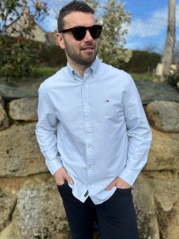 CHEMISE OXFORD - BLEU CLAIR