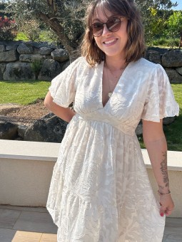 ROBE JADE - BEIGE