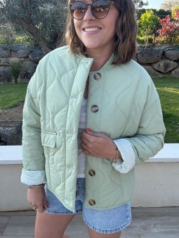 VESTE CAROLINE - VERT CLAIR