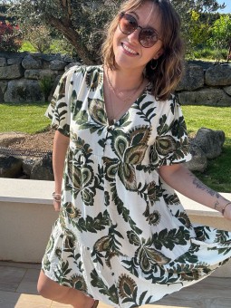 ROBE ERINE - VERT