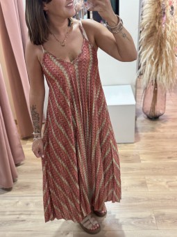 ROBE CLARA - CORAIL