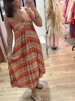 ROBE CLARA - ORANGE