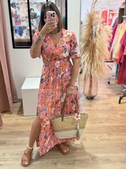 ROBE MARILOU - ORANGE
