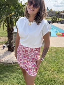 JUPE MILY - ROSE