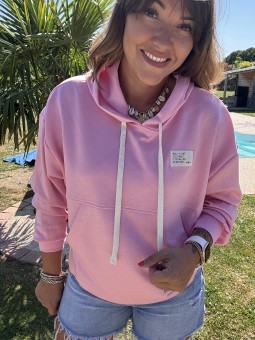 PULL LILOU - ROSE CLAIRE