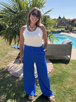 PANTALON ASSIA - BLEU