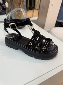 SANDALES MIRA - NOIR