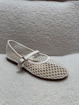 BALLERINES MIA - BLANC
