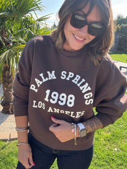 SWEAT MERLE - MARRON BRUN