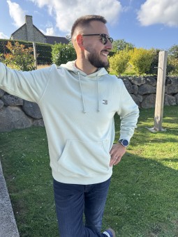 HOODIE BADGE - VERT CLAIR