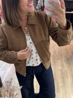 VESTE POKEL - CAMEL