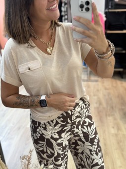 TOP DILITO - BEIGE